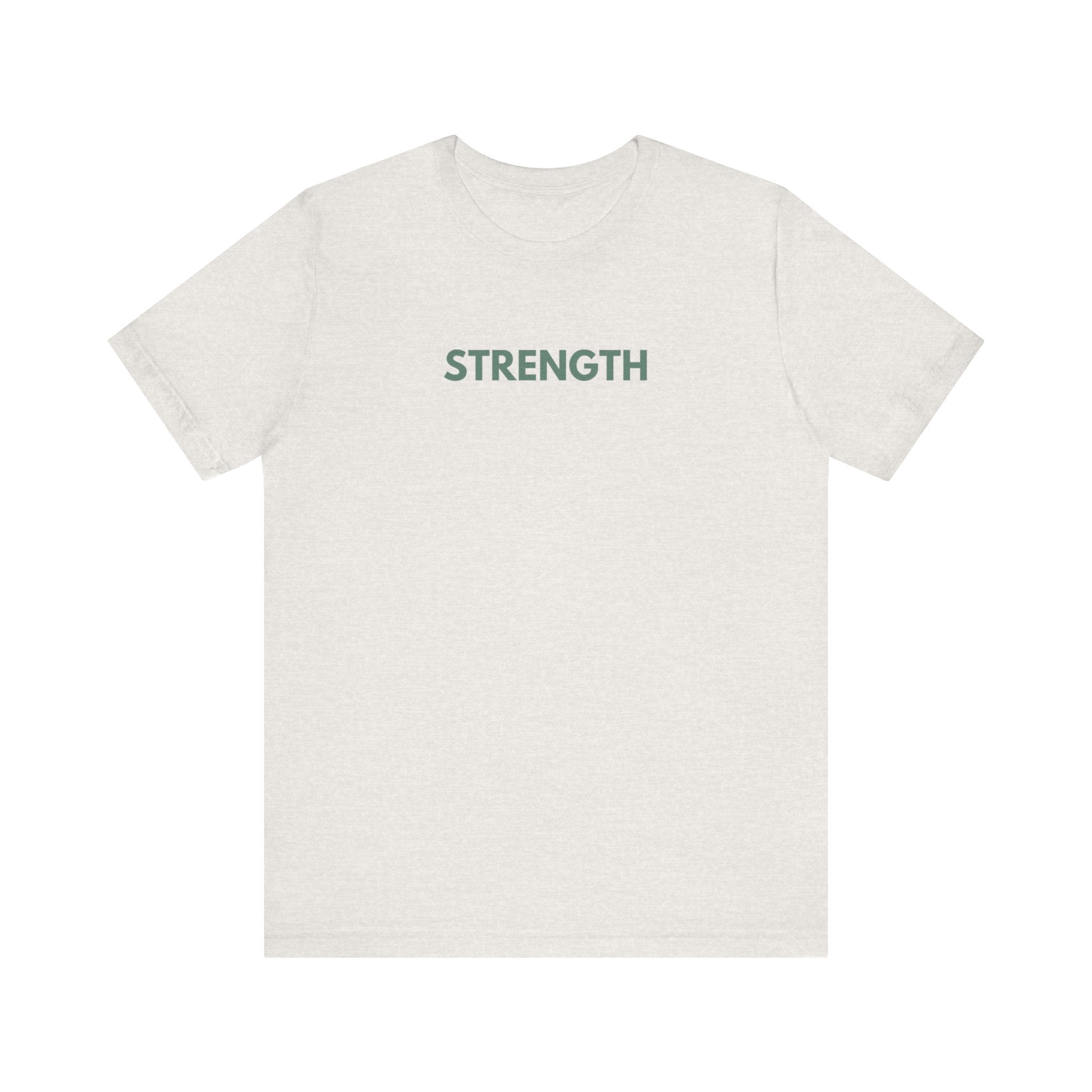 Adult Unisex Jersey Tee - "Strength/Samson" Empowering Workout Shirt