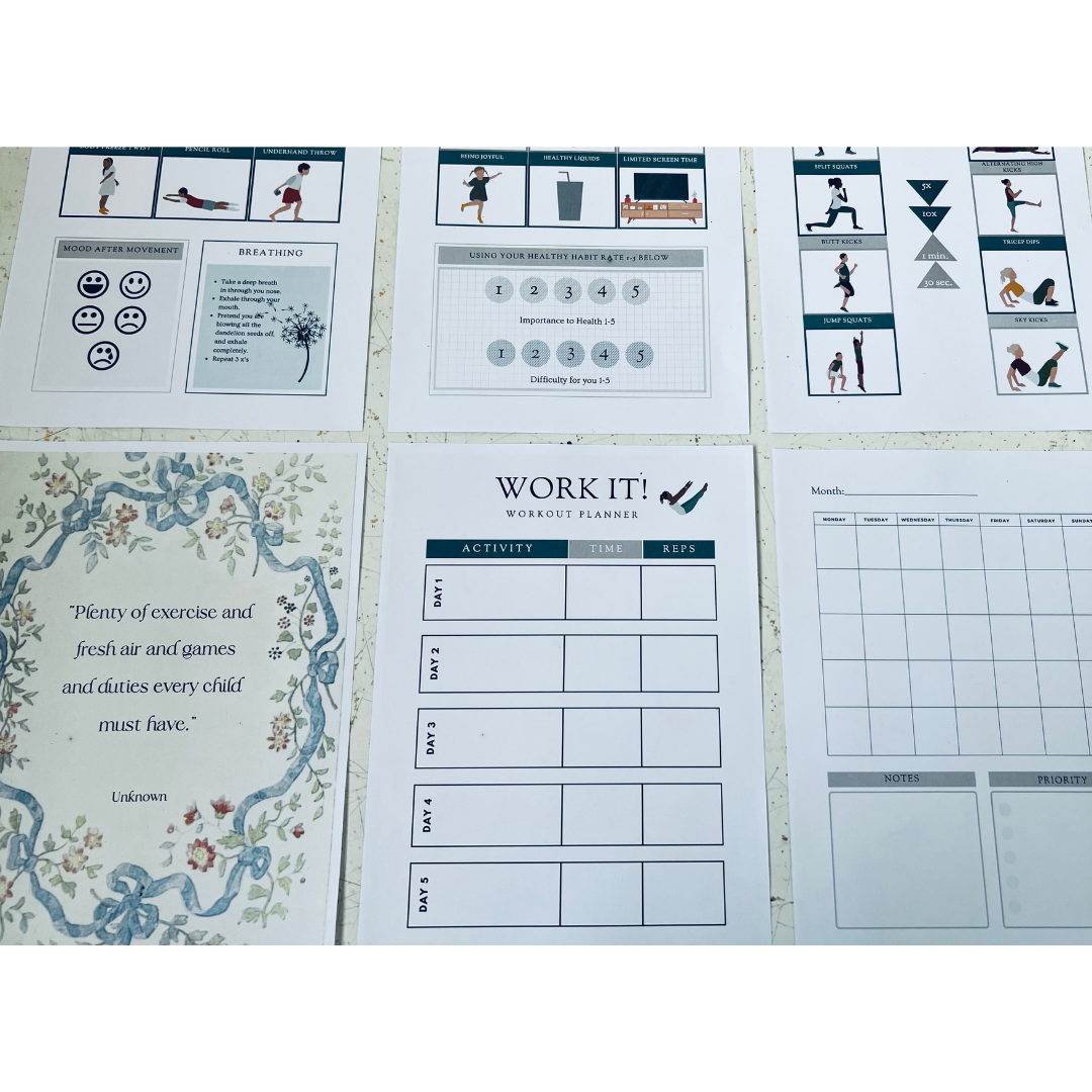 Morning Movement Time and Calisthenics BUNDLE