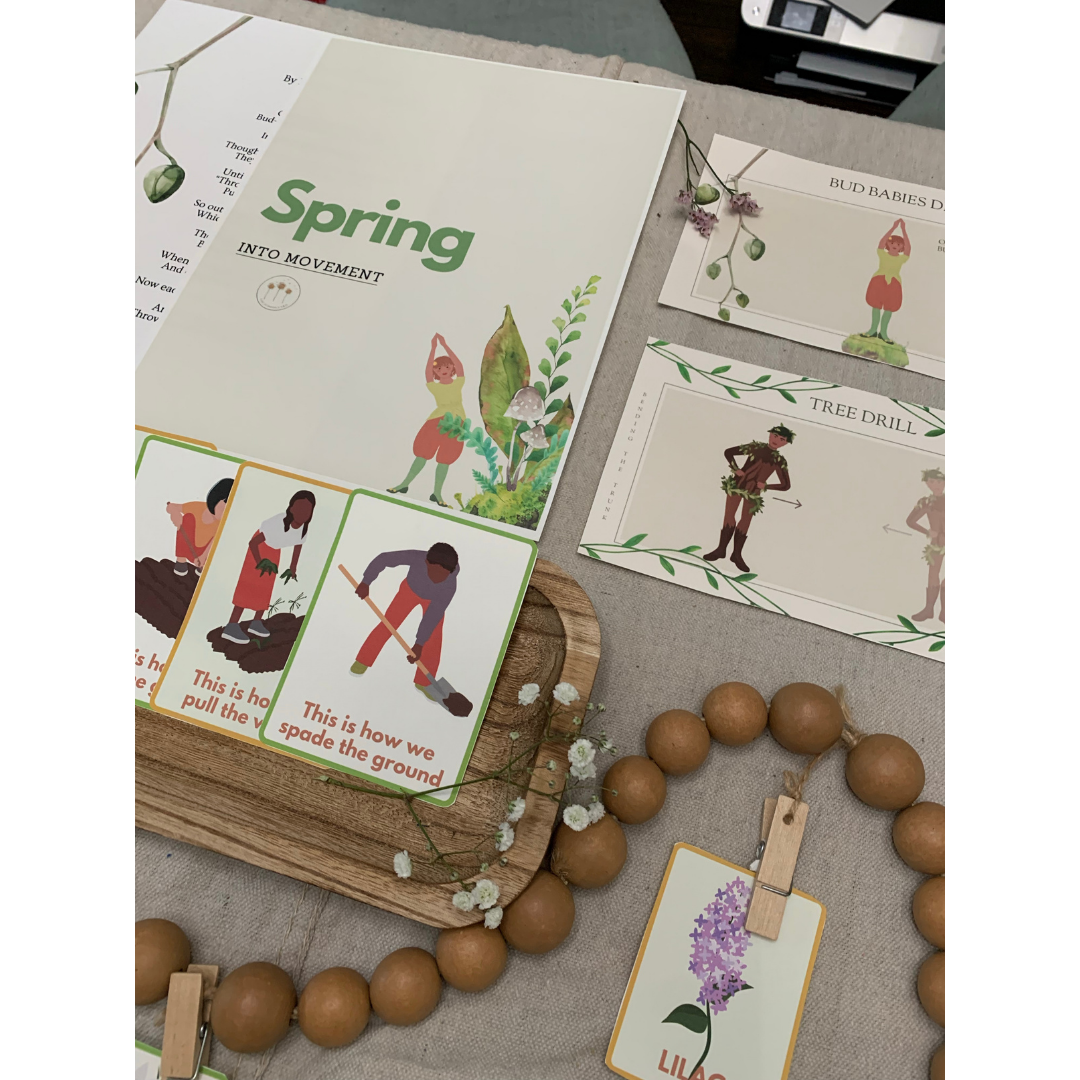 Spring Into Movement Packet WITH Stretching Journal