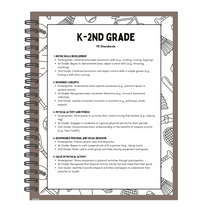 Load image into Gallery viewer, PE Standards for K-2nd Grade
